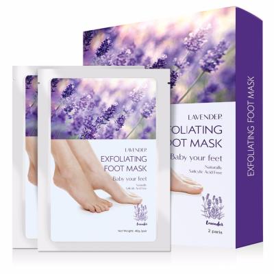 China Dead Skin Remover Foot Socks Mask Organic Lavender Scent for sale