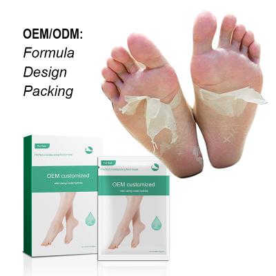 China Lactic Acid Foot Exfoliation Peeling Mask Hypoallergenic Ingredients For Unisex for sale