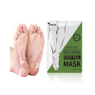 China A máscara Exfoliating ácida Malic do pé da casca golpeia Eco FDA amigável aprovado à venda