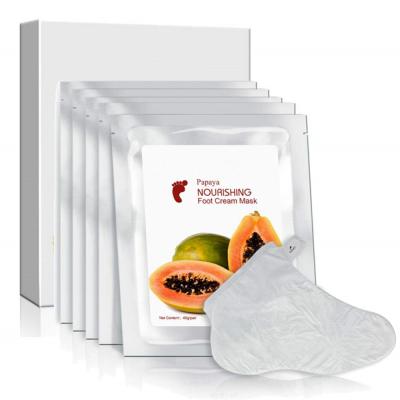 China ODM Moisturizing Socks For Dry Feet Papaya Oil Dead Skin Removal for sale