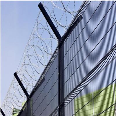 China Welded Wire Mesh Anti Climb 358 High Security Fence For Prison for sale