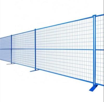 China Dia 3.0-5.0mm Portable Galvanized Temporary Fence Panels Electric Galvanized for sale