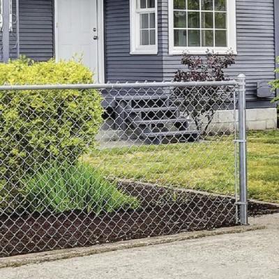 China 8 Foot Waterproof hot dipped Galvanized Plastic Coated Chain Link Fence for sale
