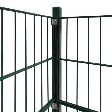 Quality ECO Friendly fence designs twin wire fence 8/6/8 double wire mesh fence for sale