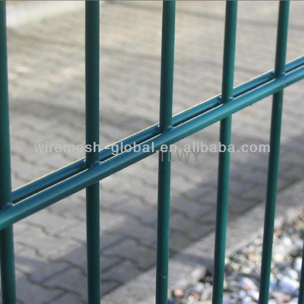 Quality ECO Friendly fence designs twin wire fence 8/6/8 double wire mesh fence for sale