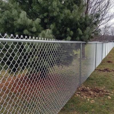 China 2.0-4.0 MM WIRE DIAMETER IRON 6 FGALVANISED,PVC COATED CHAIN LINK FENCING for sale