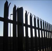 Quality Customized heavy duty palisade fence panels D straight type palisade fencing for sale