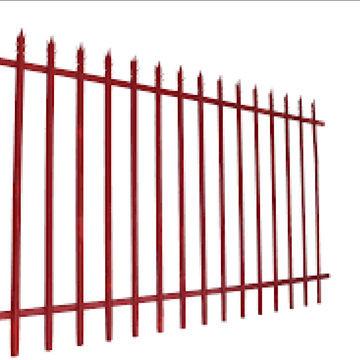 China Steel hot dipped  Powdered Coated Pre Galvanised w pale Palisade Fencing for sale