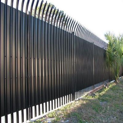 China Cheap Low Price Second Hand Galvanized Security Steel Residential Security Palisade Fence Price for sale