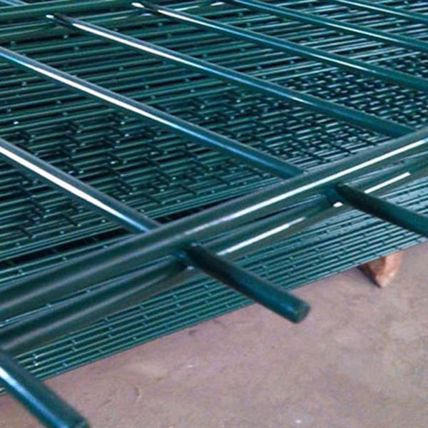 Quality 200X50mm Welded Mesh Fencing 6/5/6 8/6/8 Double Wire Mesh Fence processing pvc for sale