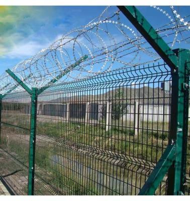 China Factory hot sale powder coated hot-dipped galvanized wire fence for airport protection for sale