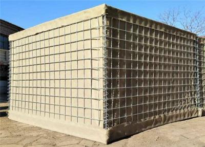 China Bastião defensivo 1.5m×1.5m 1.5m×2m da parede da barreira   para resistir a espessura de parede explosiva do tijolo de choque à venda