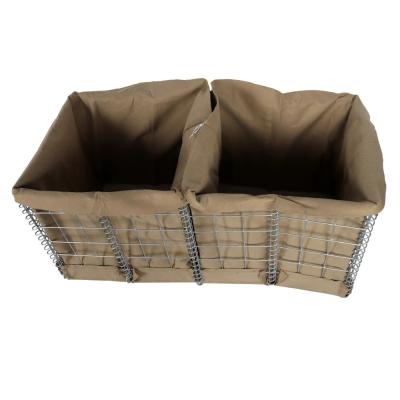 China Stone Cage Gabion Baskets Retaining Wall High Coating  steel welded mesh  geotextile thickness for sale