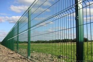 Quality 50x150mm Square Post 3d Welded Wire Fence Powder Coated for sale