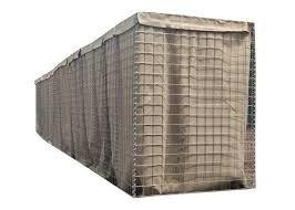 China Defensive  Barrier Wall Bastion 1.5m×1.5m 1.5m×2m   to resist explosive shock  brick wall thickness à venda