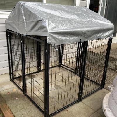 China Cheap Fence Panel Animal Pet House For Sale OEM Large Chain Link Dog Run Kennel en venta