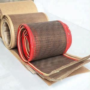 China High Grade Heat Resistant UV Dryer PTFE Conveyor Belt for sale