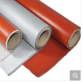 China Double Side Silicone Coated Fiberglss Fabric Electric Insulation for sale