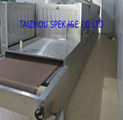 China Microwave Drying Sterilization Teflon Conveyor Belt For Wood Furniture for sale