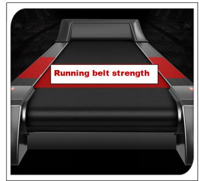 China Customized  PVC    Treadmill  Running  Belt Printing logo household commercial running belt manufactures for sale