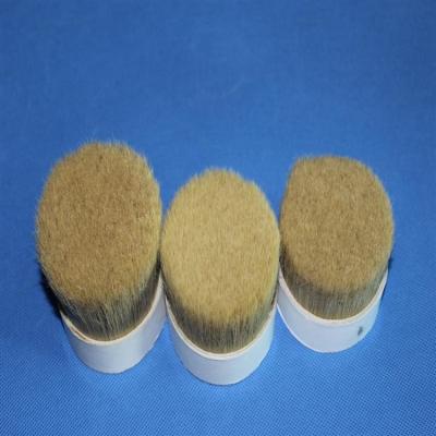 China Double Natural Boiled Bristles For Paint Brushes Pure Boar Bristle Custom Color for sale
