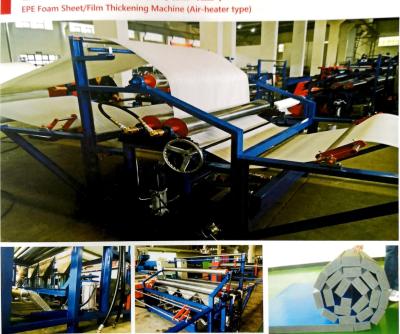 China Safety EPE Foam Sheet Production Line Air - Heater Type Continuous Running for sale