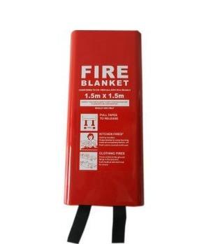 China 1.5m*1.5m  Glassfiber  Fire Blanket Fire fighting blanket for sale