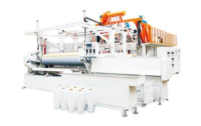 China Plastikstretchfolie-Maschinen-Ausdehnungs-Verpackungsfolie-Herstellungs-Maschine zu verkaufen
