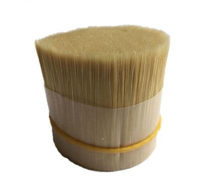 China PET filament mixed natrual boiled pig bristle for all kinds of paint brushes for sale