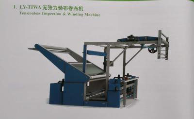 China Tensionless Fabric Inspection Machine / Fabric Winding Machine 3.4KW Power for sale
