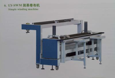 China Stable Durable Woven Fabric Simple Winding Machine 1.3KW Power 420kgs Weight for sale