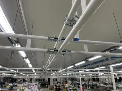 China Workshop SS intelligent storage Garment Hanging System Saving Space for sale