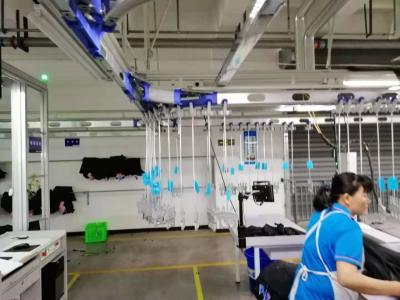 China Sistema manual de la ejecución de la ropa de los sistemas del almacenamiento del transportador de Veirical de múltiples capas en venta