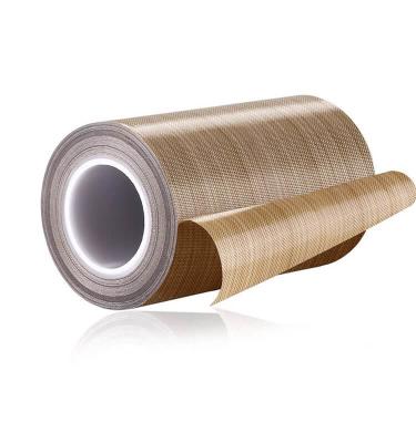 China 0.18mm Tefon PTFE Coated Fiberglass Fabric With Adhesive Tape for sale