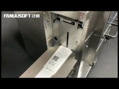 Duplex Garment Label Printer Non Ultrasonic Cutting High Speed