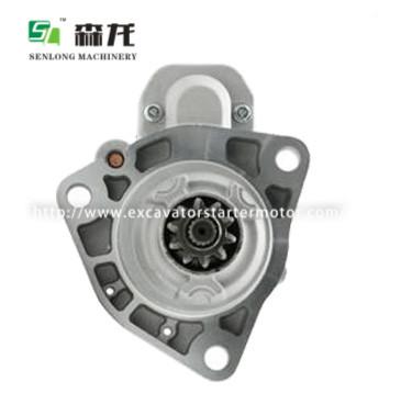 China 24V 7.8kw 10T Engine Starter Motor Denso 428000-7120 438000-3730 Ingersoll Rand XP825-W w/Cummins 6CTA 8.3L Engines for sale