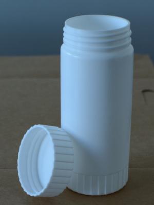 China White 100ml Pharmaceutical Pill Bottles Thick High Density Polyethylene Material for sale