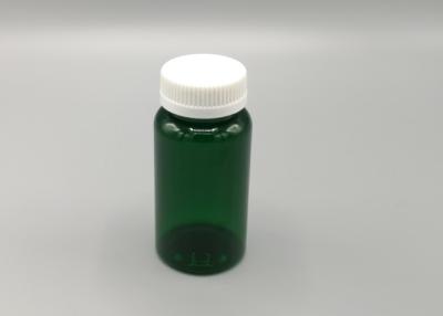 China Low Light Transmission Empty Capsule Bottles , Screw Cap Small Medicine Bottle  for sale