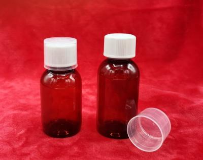 China Screw Cap Pharmaceutical PET Bottles , 69mm Height Plastic Bottle For Medicine for sale
