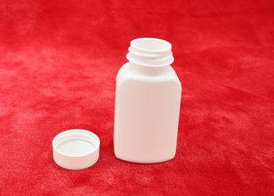 China 40ml HDPE Square Plastic Bottles For Pills Full Set 37.5 * 28 * 72mm Size for sale