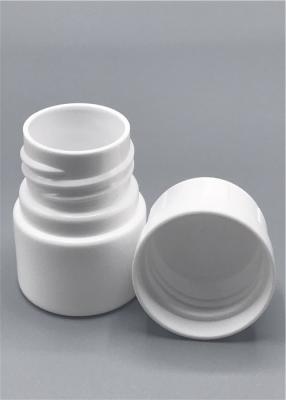 中国 帽子、丸薬のための軽量のプラスティック容器が付いている小さい空白の薬瓶 販売のため