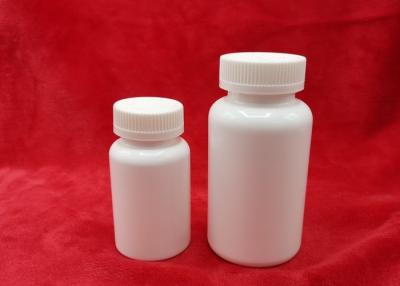 China envases plásticos gruesos de la píldora de 1.0m m pequeños, botellas plásticas del peso 29.2g con las tapas en venta