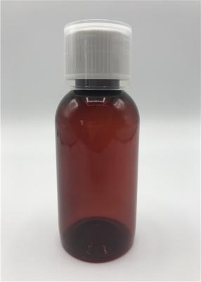China Light Resistant PET Brown Spray Bottle , 120ml Plastic Bottle For Medicine Lightweight for sale