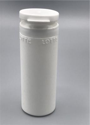 China A garrafa branca da pastilha elástica 50g, garrafas pequenas médicas da parte superior da aleta com rasga acima o tampão à venda