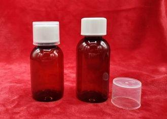 中国 60 120ml薬のシロップのびんに、微光伝達小さいシロップのびん  販売のため