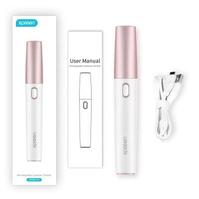 China High Quality USB Rechargeable Cheap Mini Eye Brow Trimmer Electric Eyebrow Epilator For Lady for sale