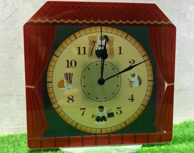 China Customised Square Anime Cartoon Character Clock Plastic Table Clock for sale