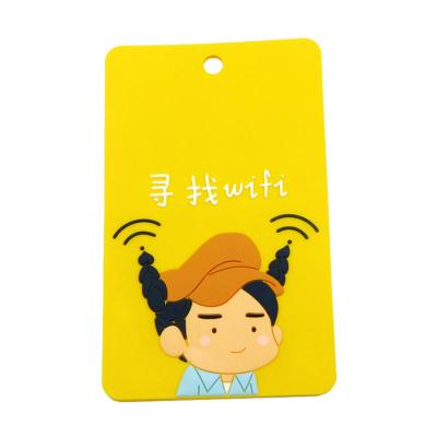 China OEM ODM 3D Cartoon Anime Luggage Tag Personalized Promotional Gifts for sale