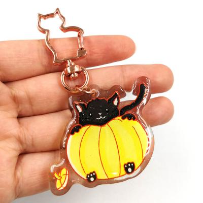 China ROHS Certificate Acrylic Cute Cartoon Keychain No Deformation 20g-25g for sale