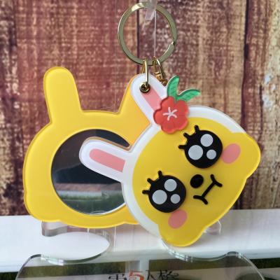 China Single Side Plastic Anime Compact Mirror , Small Makeup Mirror For Purse for sale